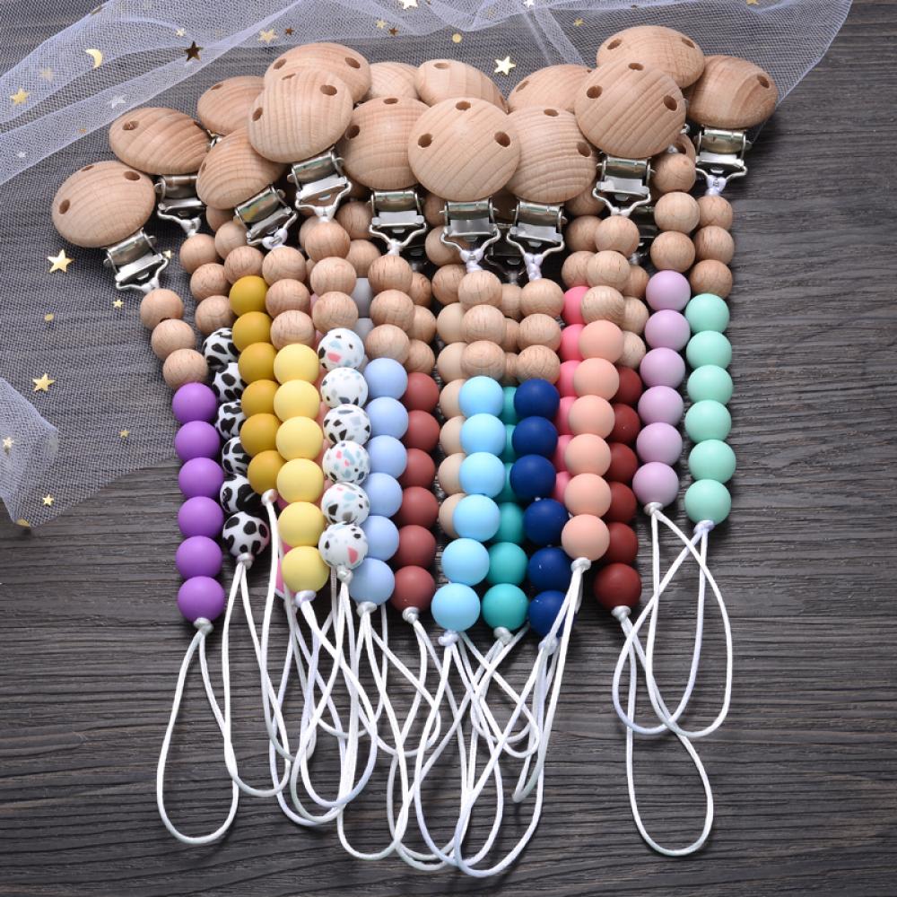 Baby Food For 7 Month Old - Baby Beech Pacifier Clip Round Colorful