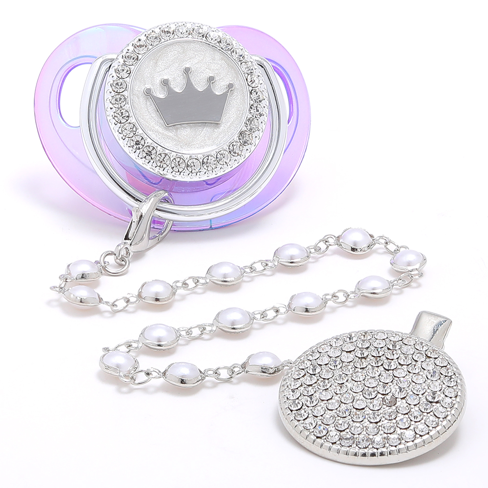 Baby Food For 7 Month Old - Baby Pacifier Beads With Luxury Crown