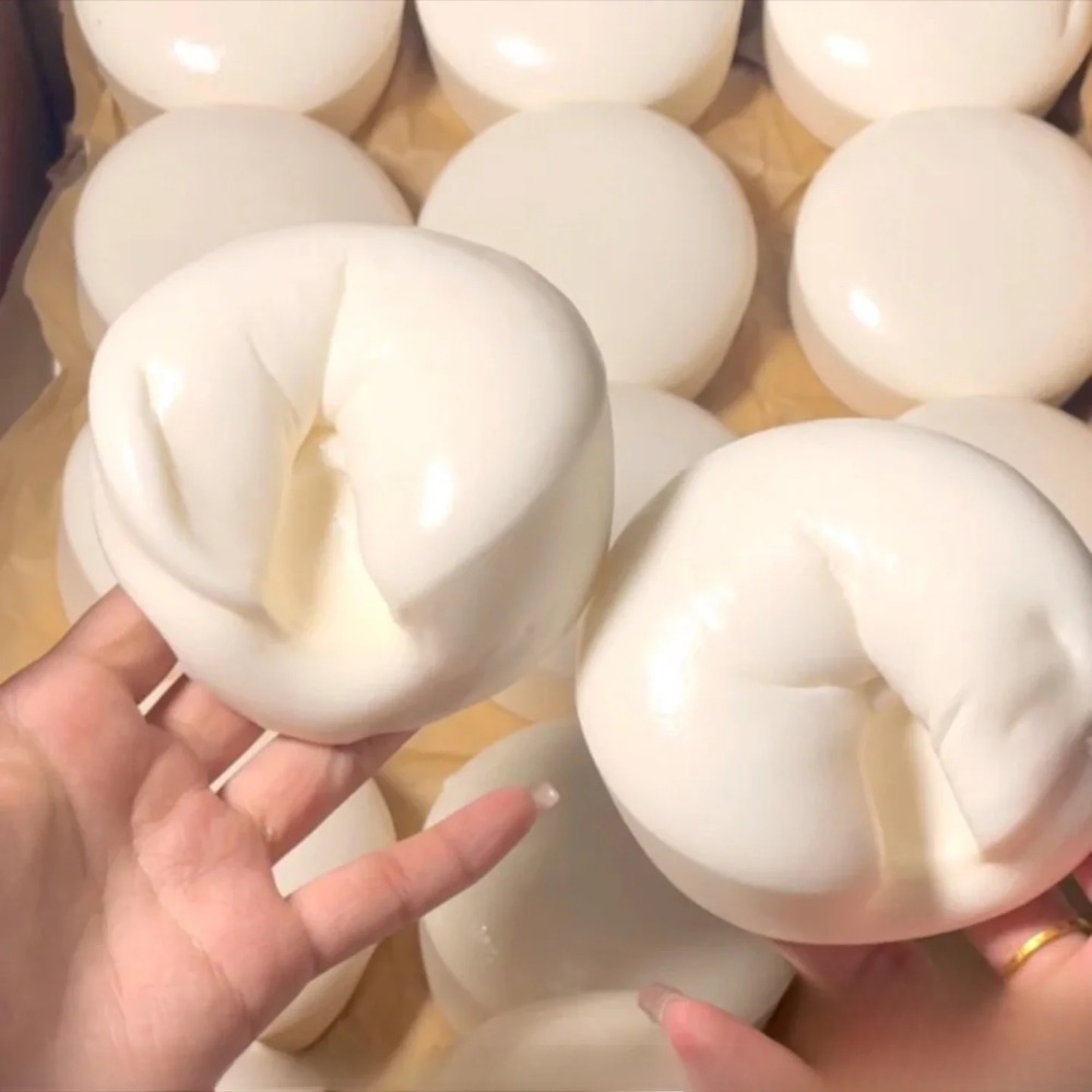 Baby Food Yogurt - White Squishy Yogurt Cake Bread Soft