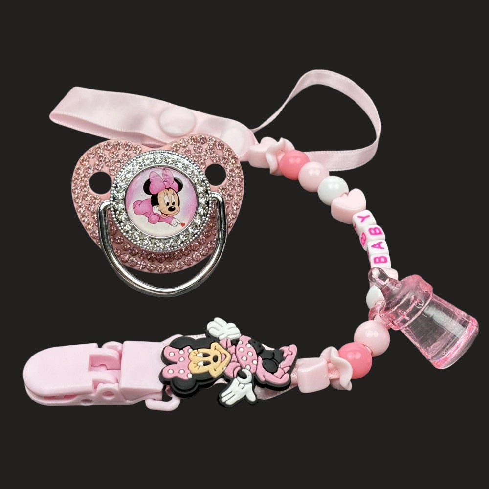 Baby Food For 7 Month Old - Anime-style baby pacifier and nipple clip