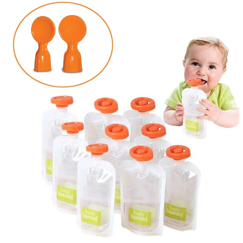 Baby Food Organic - 50Pcs Baby Food Storage Bag Make