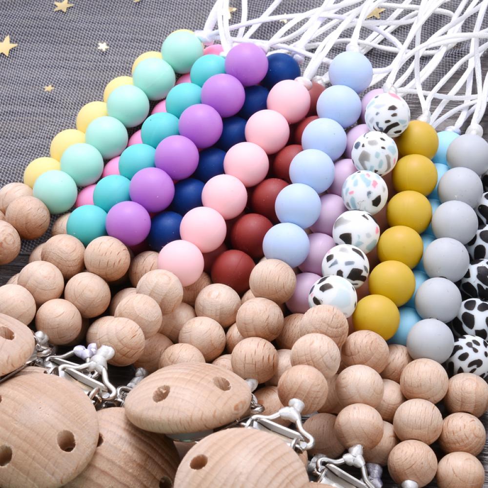 Baby Beech Pacifier Clip Round - Baby Food For 7 Month Old review and price