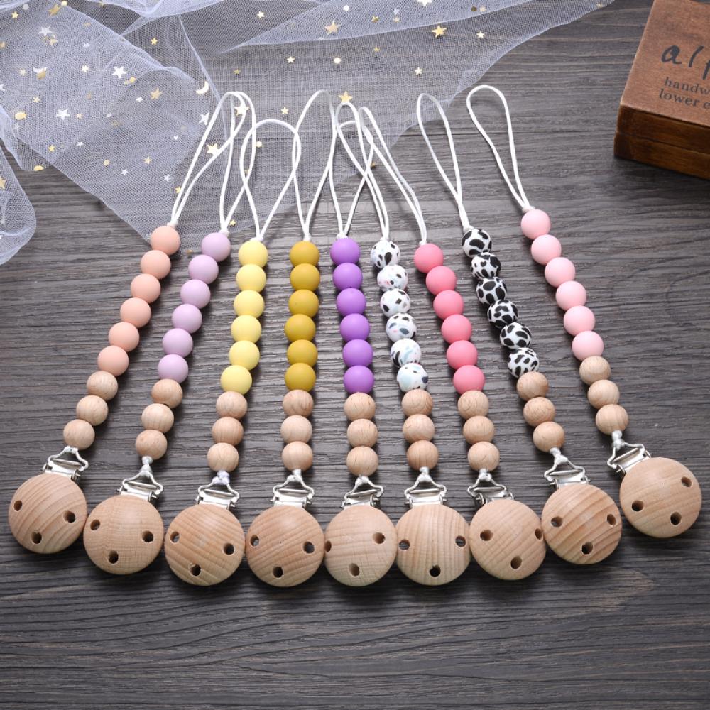 Baby Beech Pacifier Clip Round - Baby Food For 7 Month Old review and price
