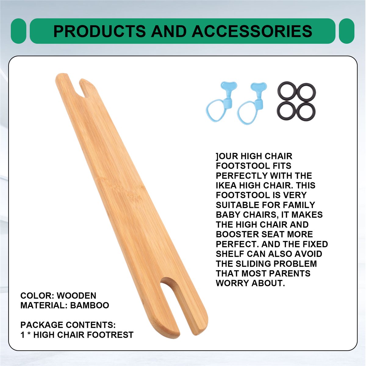 Nices High Chair Footrest, Bam - Baby Food Chair review and price