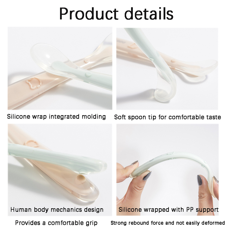 1PC Baby Silicone Spoon Baby C - Baby Food Delivery review and price