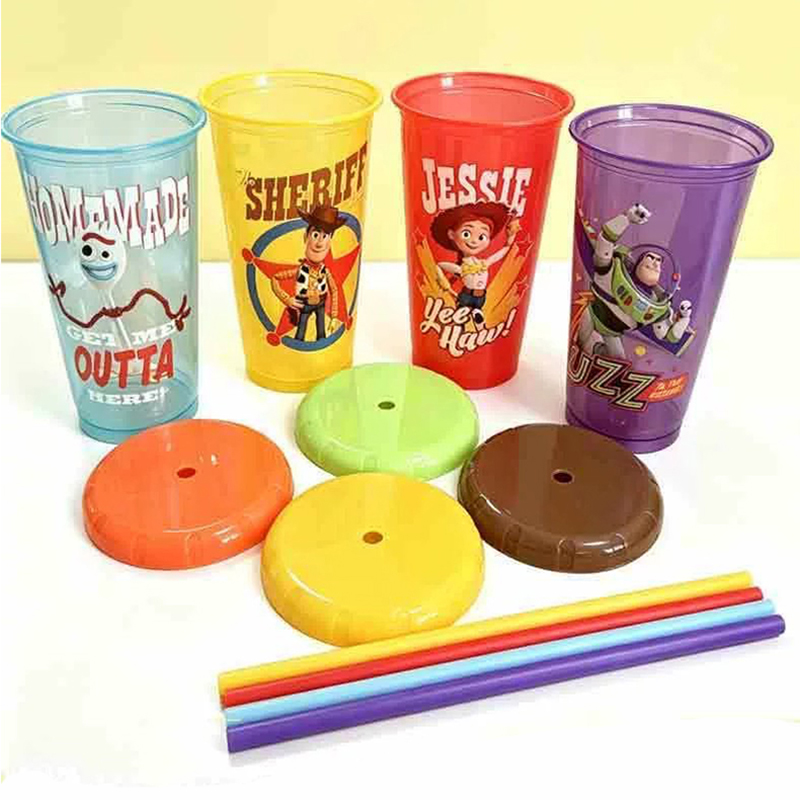 4Pcs Toy Story Straw Cup Carto - Training Cup Straw review and price