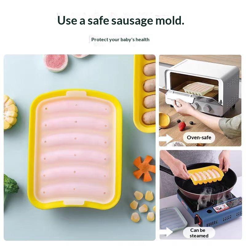 6 Grids Silicone Sausage Hot D - Baby Food Homemade review and price