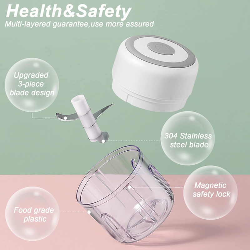 250ML Electric Garlic Grinder  - Baby Food Blender review and price