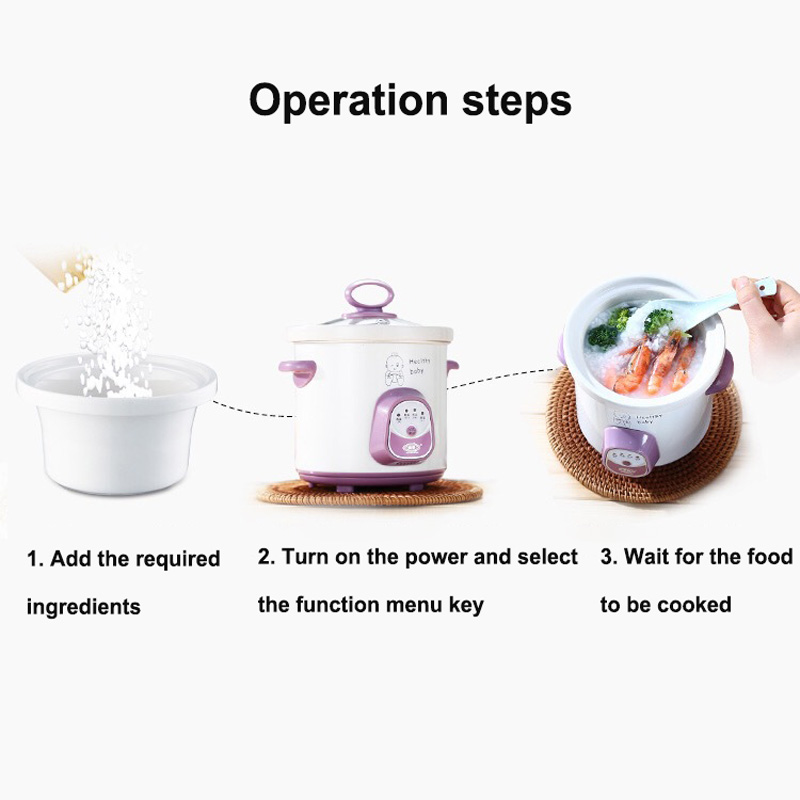New 0.7L Ceramic Electric Cook - Baby Food Recipe Book review and price