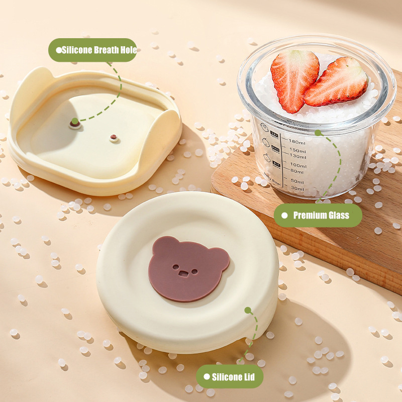 180ml Glass Baby Food Storage  - Baby Food Delivery review and price