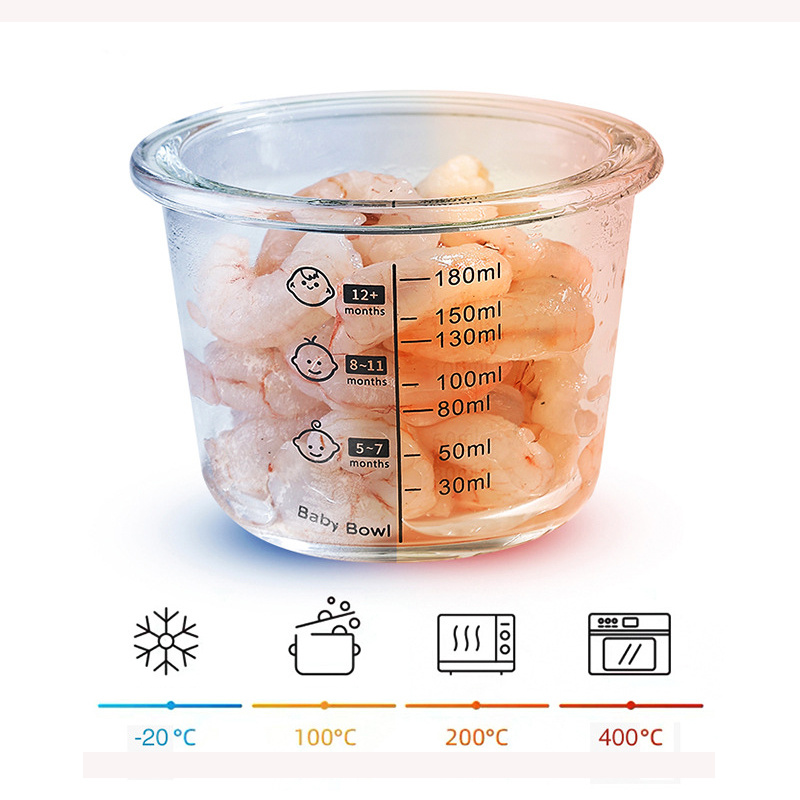 180ml Glass Baby Food Storage  - Baby Food Delivery review and price