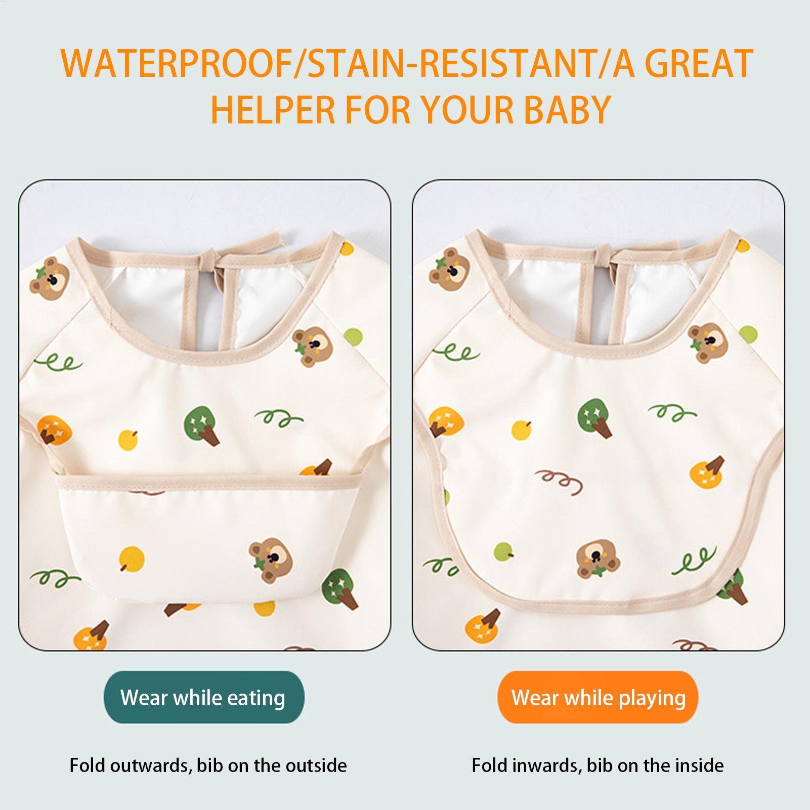 Child Smock Bib Soft Adjustabl - Baby Food In Restaurant review and price