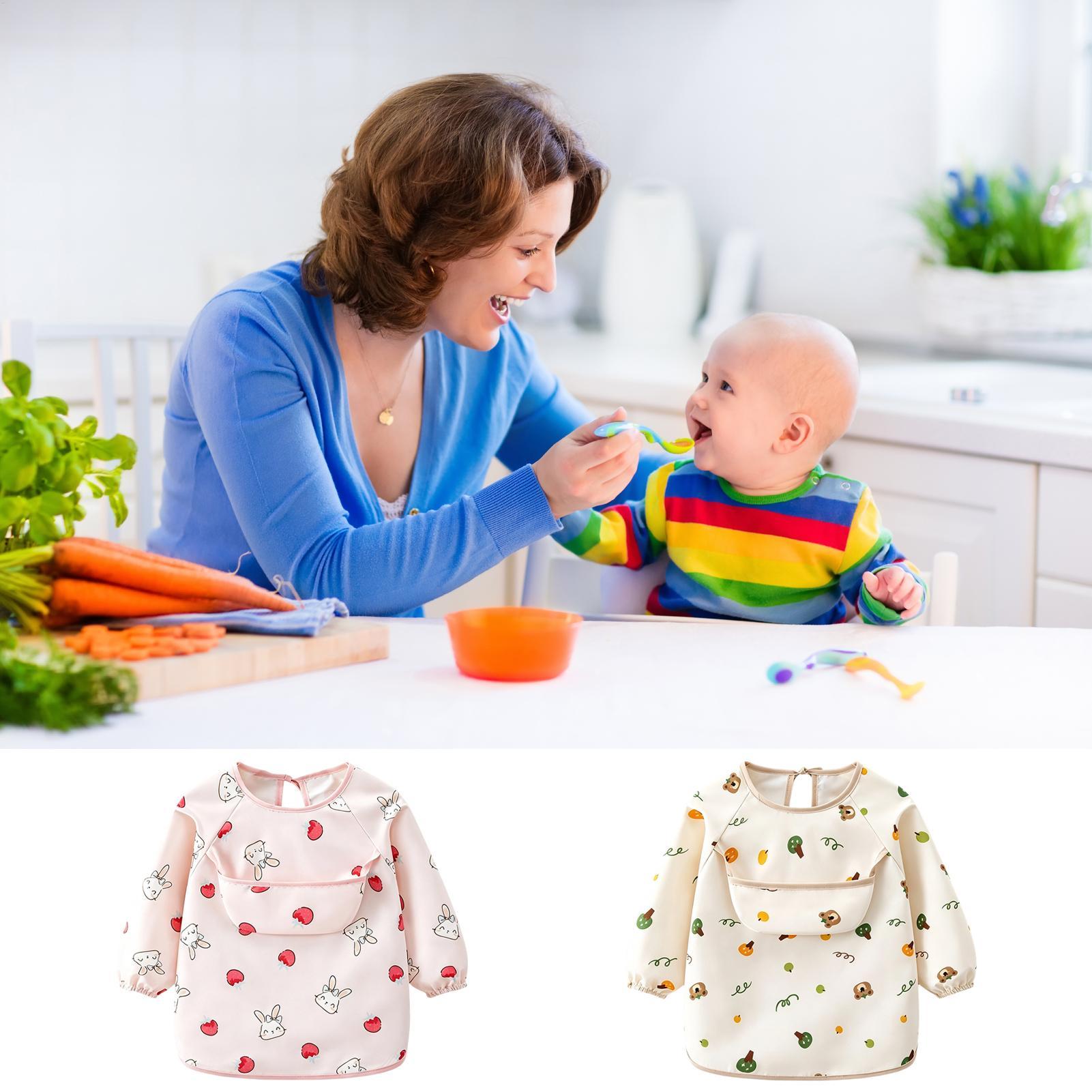 Child Smock Bib Soft Adjustabl - Baby Food In Restaurant review and price