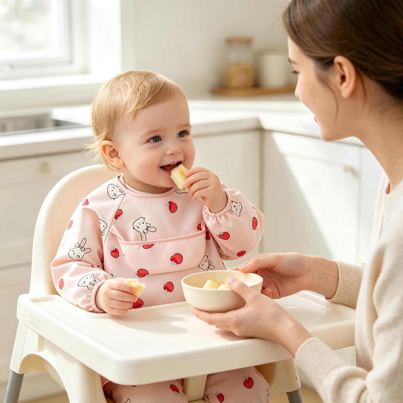 Child Smock Bib Soft Adjustabl - Baby Food In Restaurant review and price