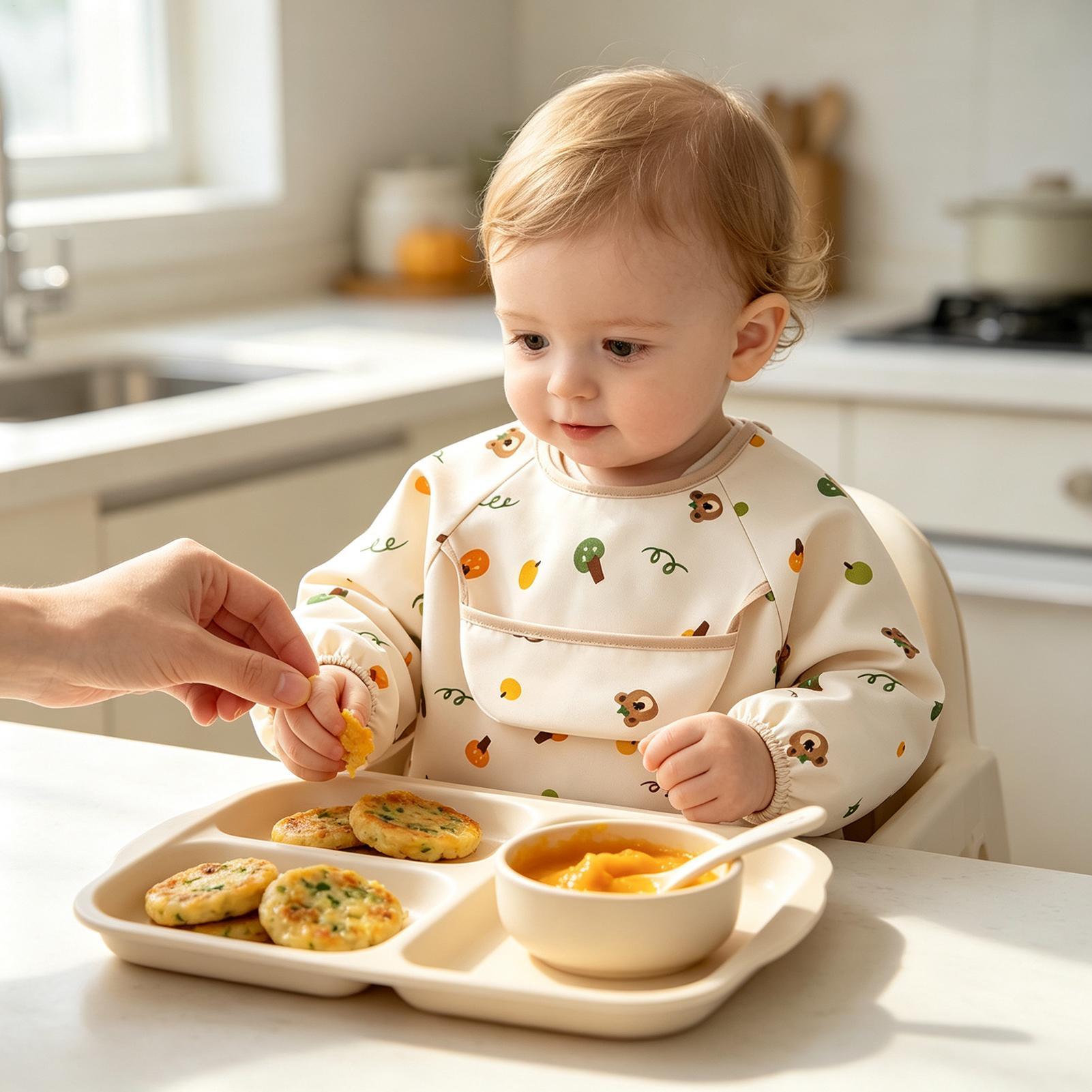 Child Smock Bib Soft Adjustabl - Baby Food In Restaurant review and price