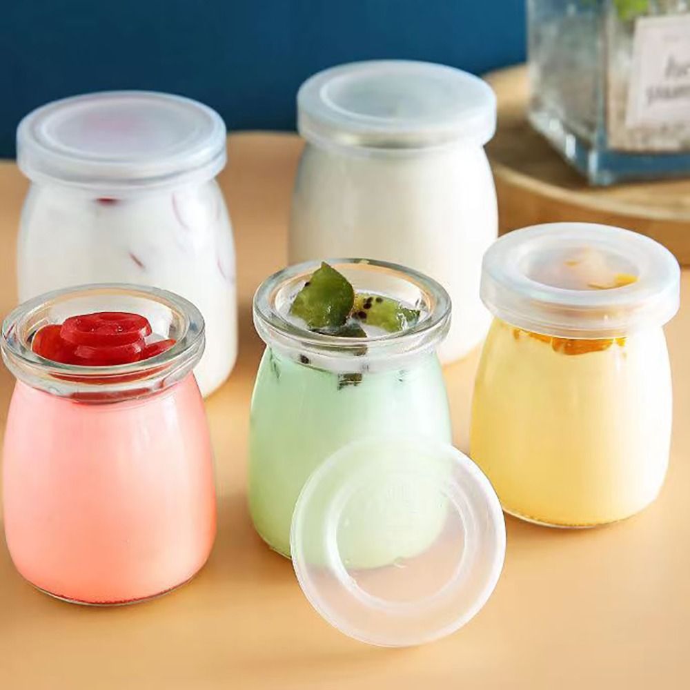 1PC 100/150/200ML Glass Storag - Baby Food Yogurt review and price