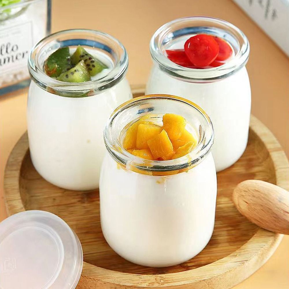 1PC 100/150/200ML Glass Storag - Baby Food Yogurt review and price
