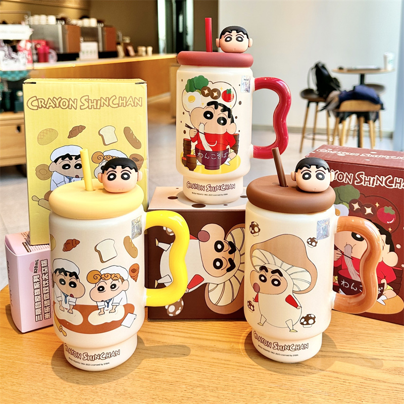 X&W Crayon Shin-Chan Ceramics  - Training Cup Straw review and price