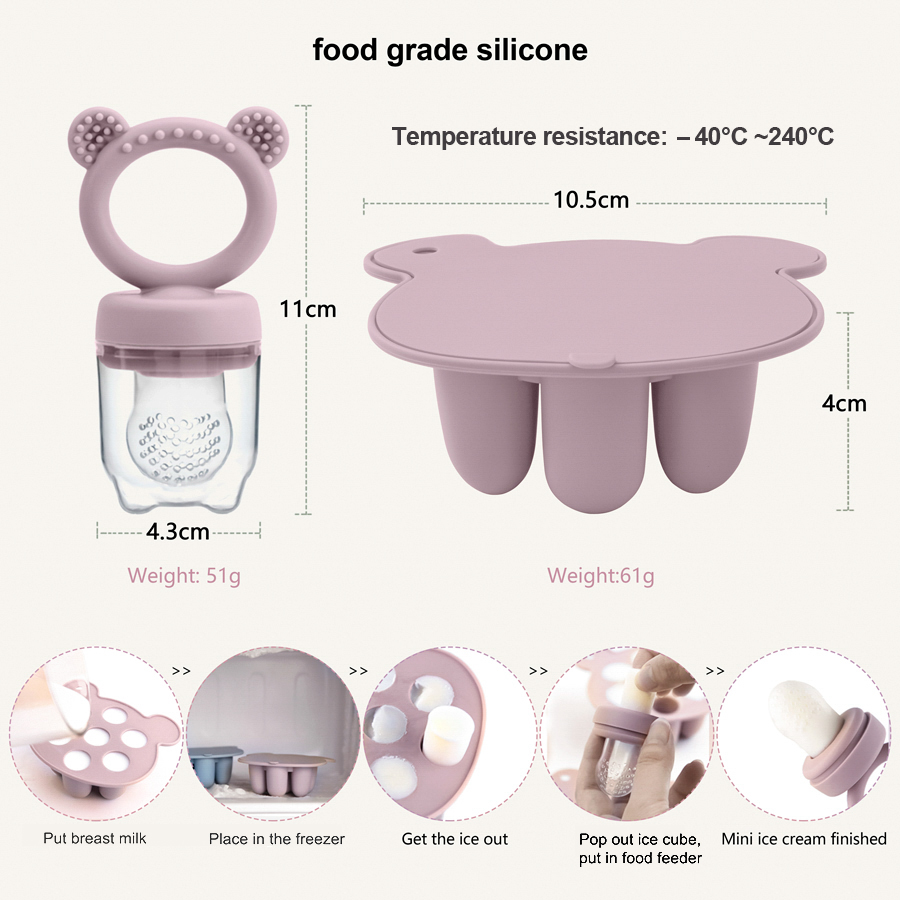 Baby Ice Cream Pops Silicone M - Baby Food Delivery review and price