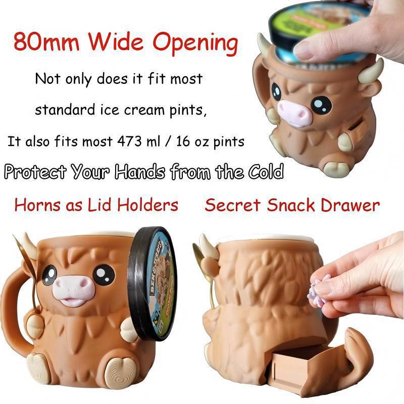 Highland Cow Ice Cream Pint Ho - Baby Food Yogurt review and price