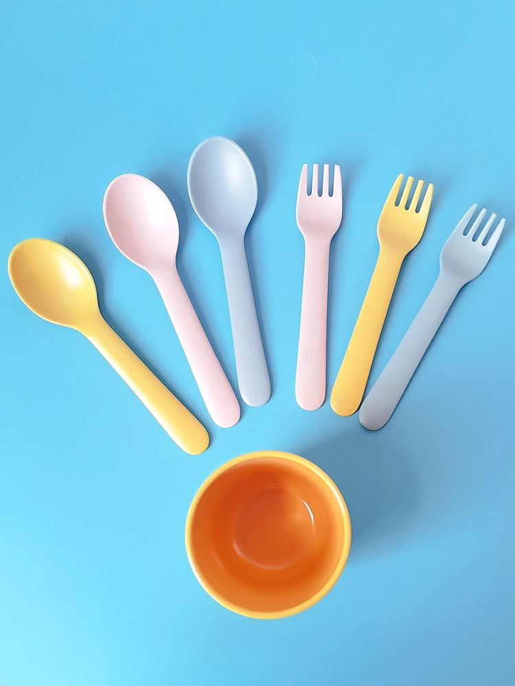 Bamboo Fiber Fork Spoon Baby A - Baby Food In Restaurant review and price