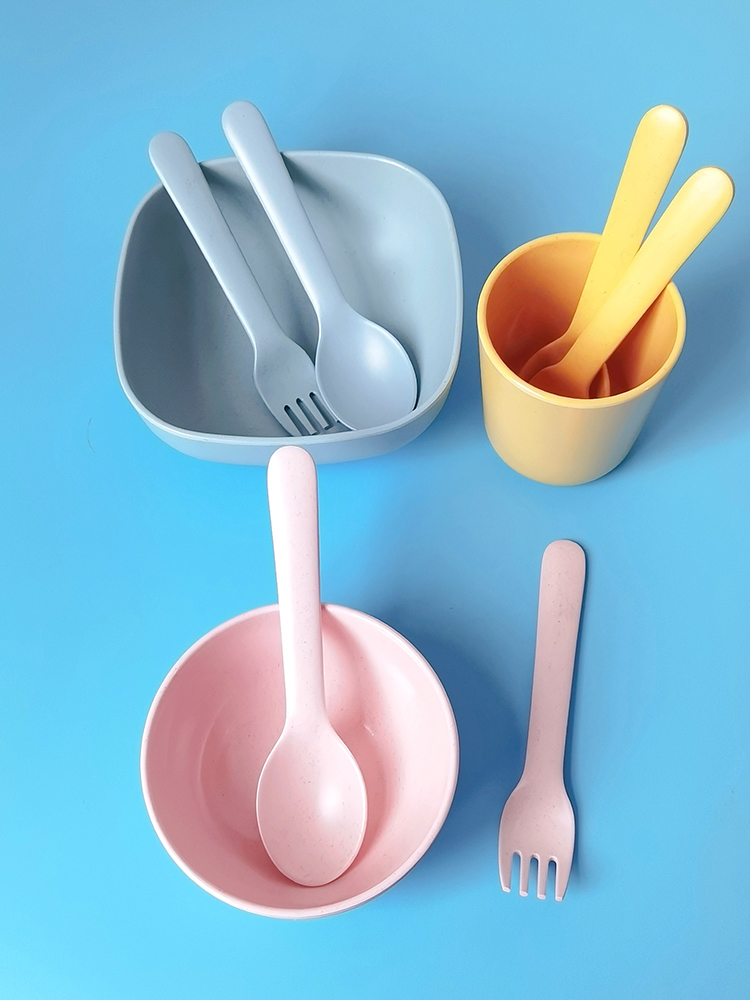 Bamboo Fiber Fork Spoon Baby A - Baby Food In Restaurant review and price