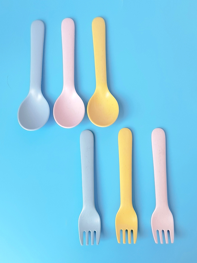 Bamboo Fiber Fork Spoon Baby A - Baby Food In Restaurant review and price
