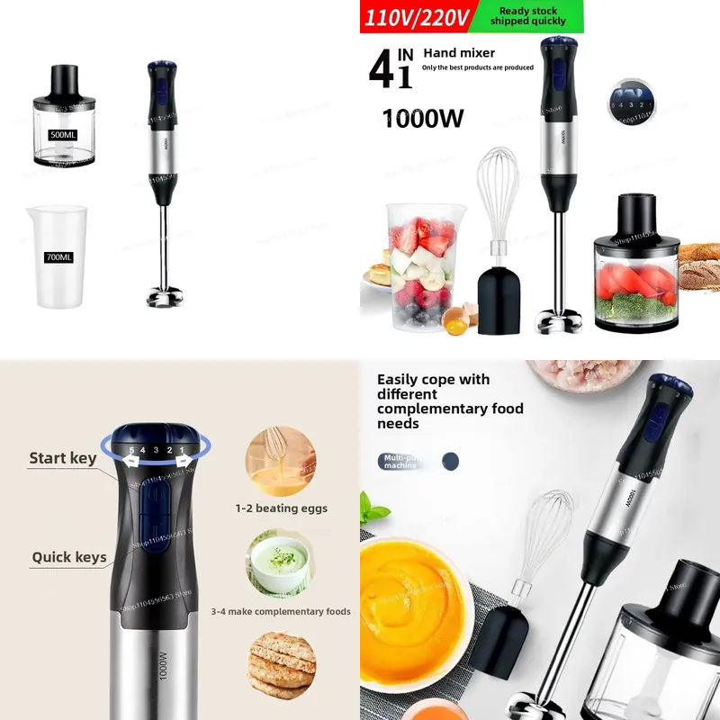 110V 1000W Handheld Immersion  - Baby Food Blender review and price