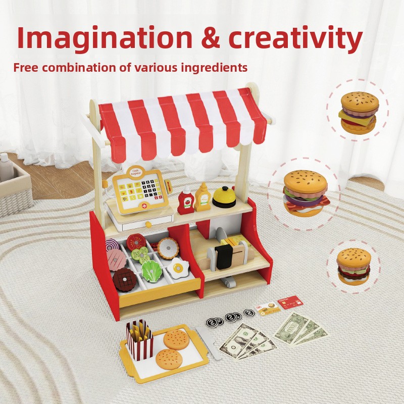 Children Toy Puzzle Wood Hambu - Baby Food In Restaurant review and price