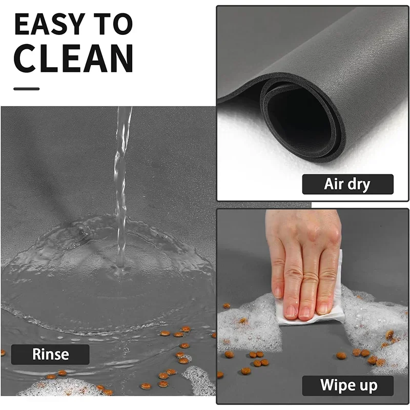 Pet Feeding Mat Absorbent Dog  - Baby Food Cat review and price